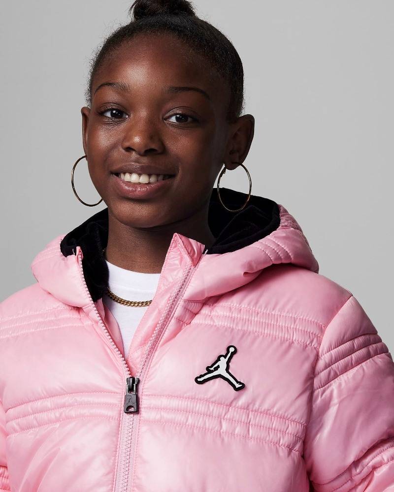 NIKE JORDAN GIRLS MIDWEIGHT PUFFER