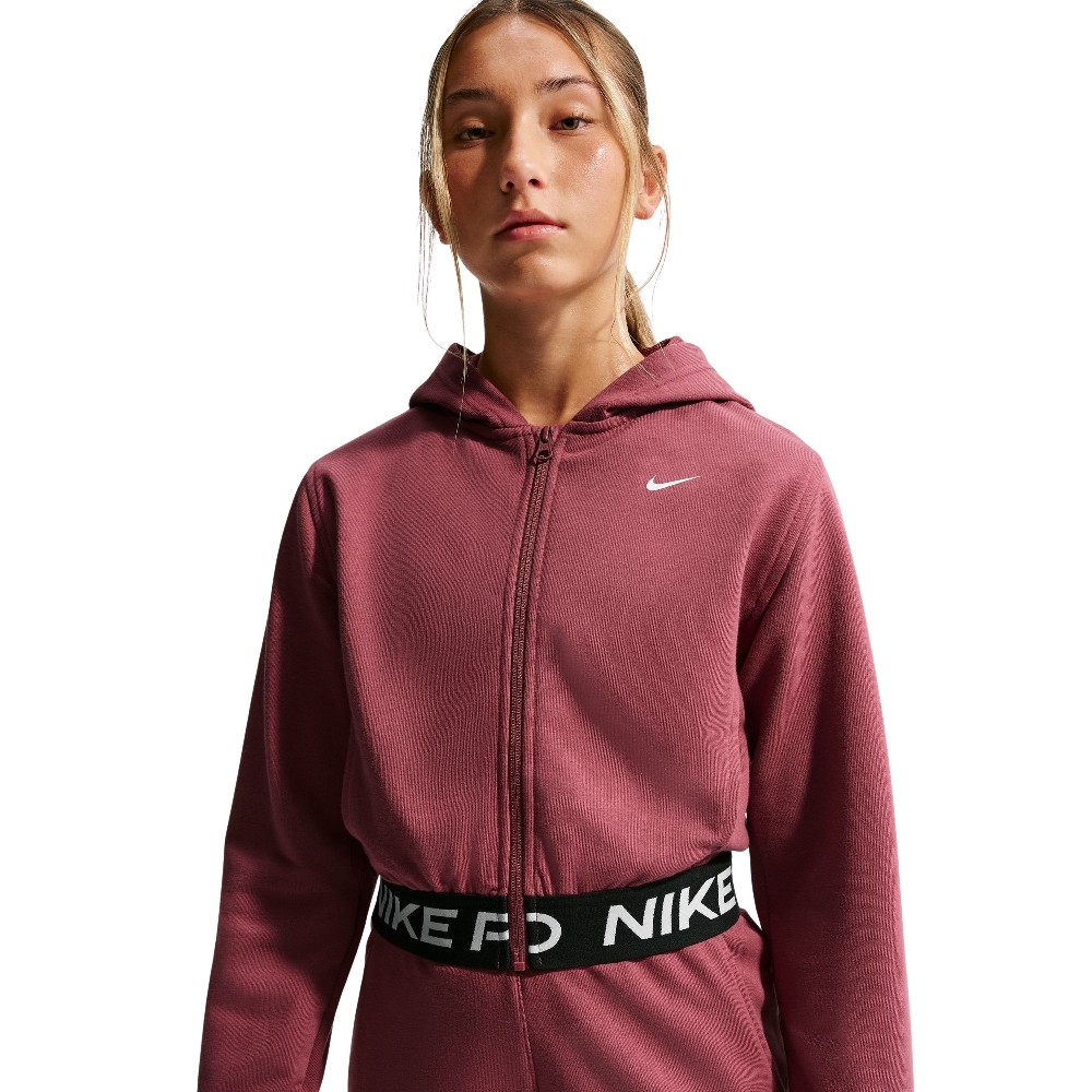 NIKE PRO DRI-FIT FULL-ZIP GIRL HOODIE
