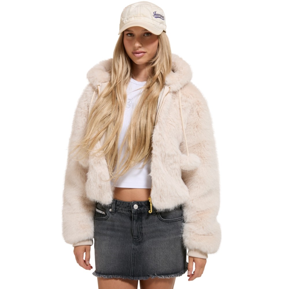 JUICY COUTURE HADI FUR HOODED JACKET