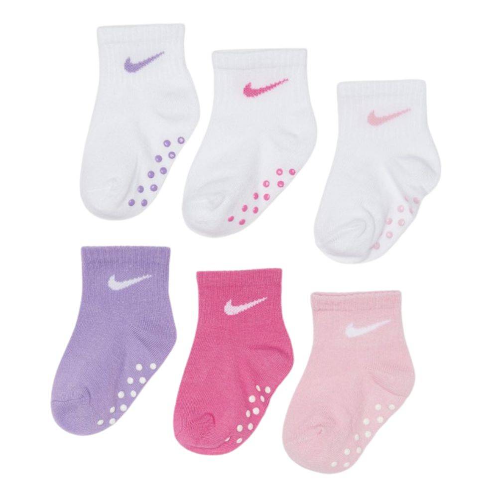 NIKE POP COLOR GRIPPER INFANT/TODDLER ANKLE 6PK