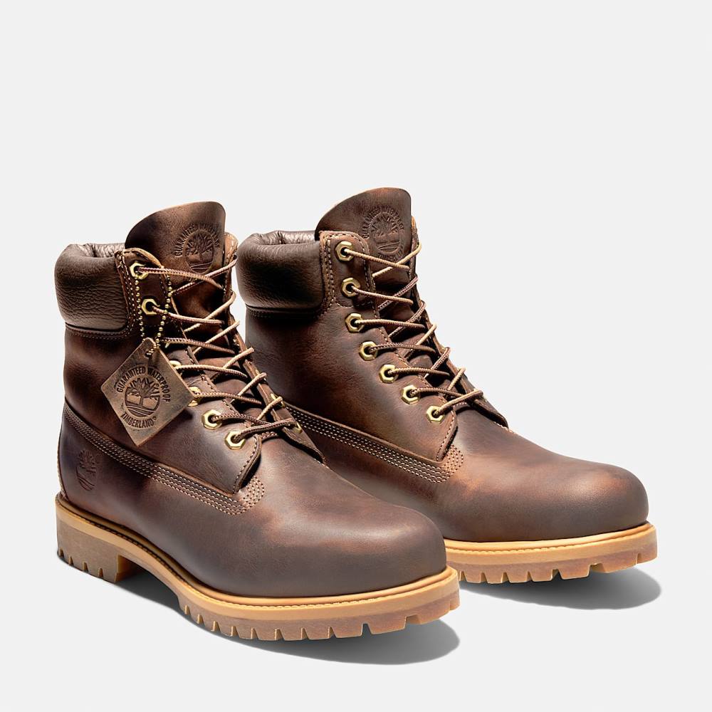 TIMBERLAND PREMIUM 6 INCH LACE UP WATERPROOF BOOT