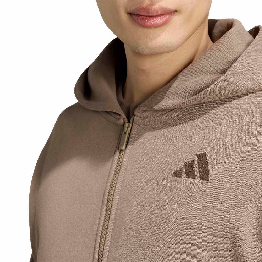 ADIDAS M KIT SMALL LOGO FULL-ZIP HOODIE