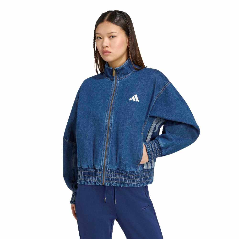 ADIDAS STADIUM WASHED DENIM LOOSE FIT JACKET