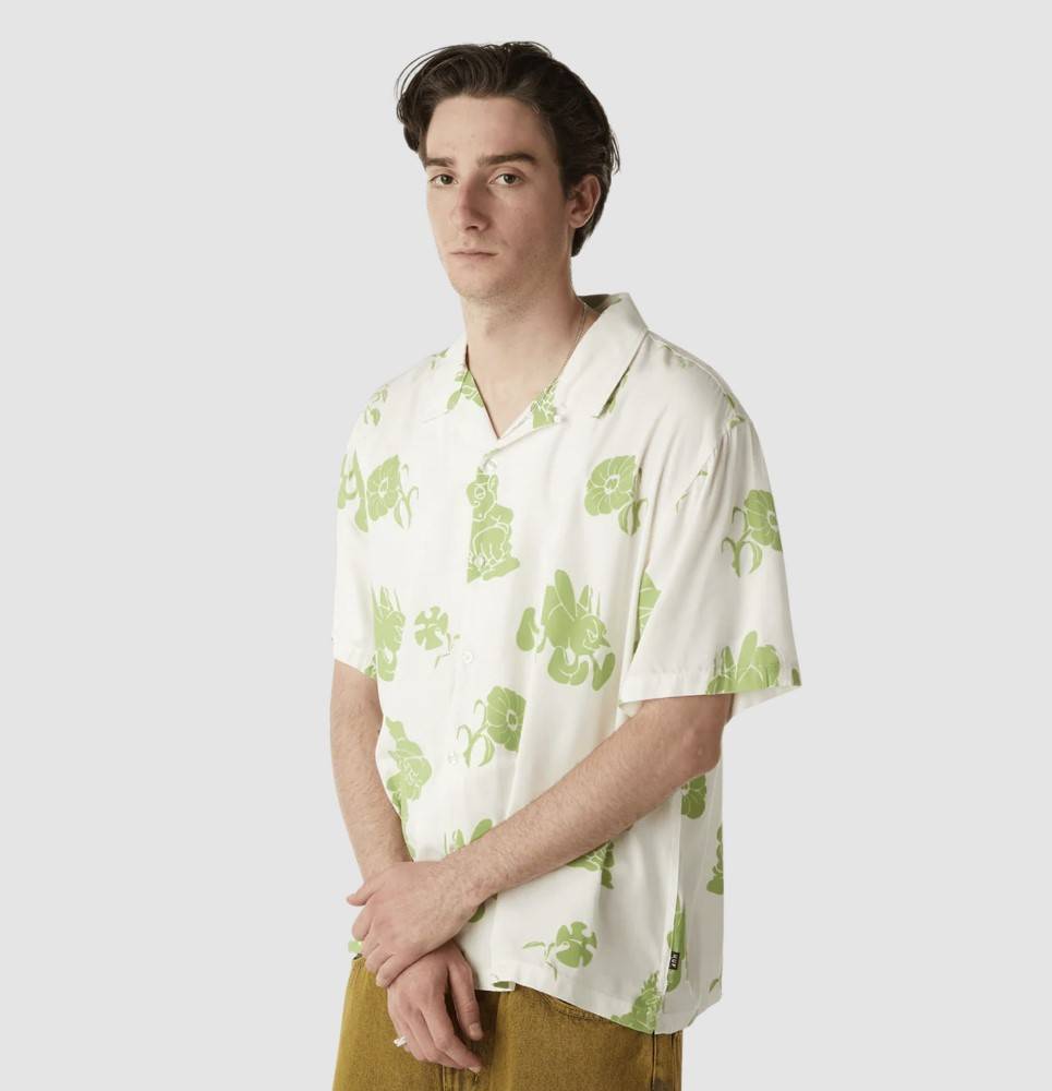 HUF TRIP FLOCKED S/S RESORT SHIRT