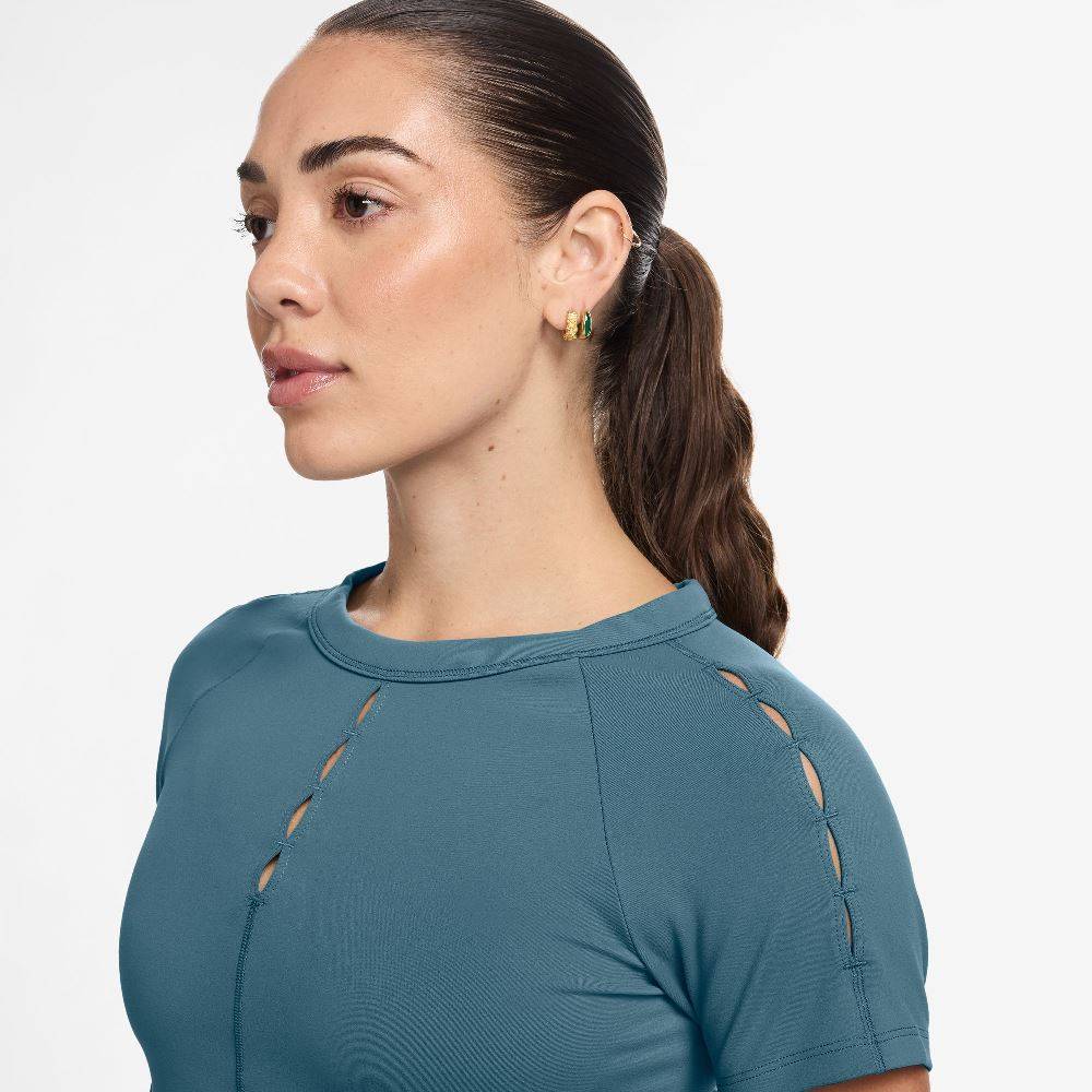 NIKE ONE DRI-FIT FITTED SHORT-SLEEVE TOP