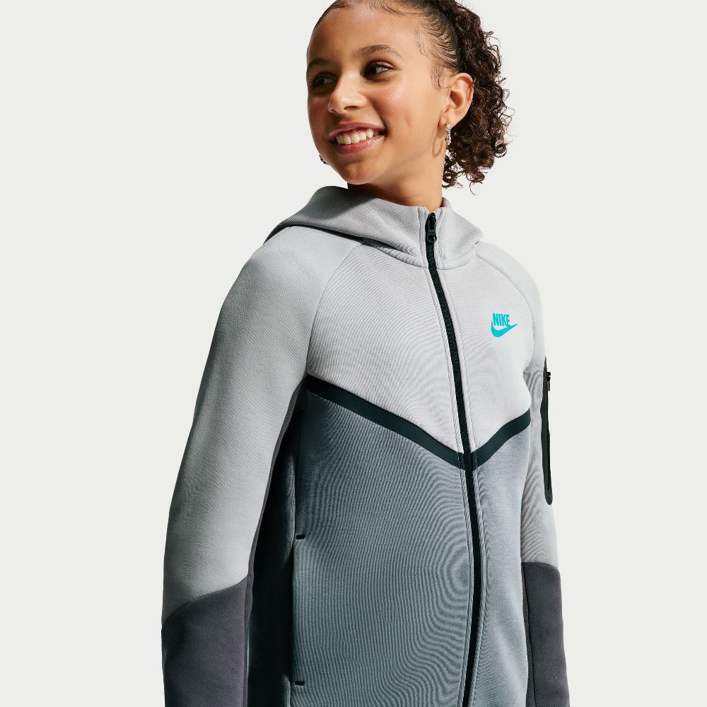 NIKE SPORTSWEAR KIDS TECH FLEECE FULL-ZIP