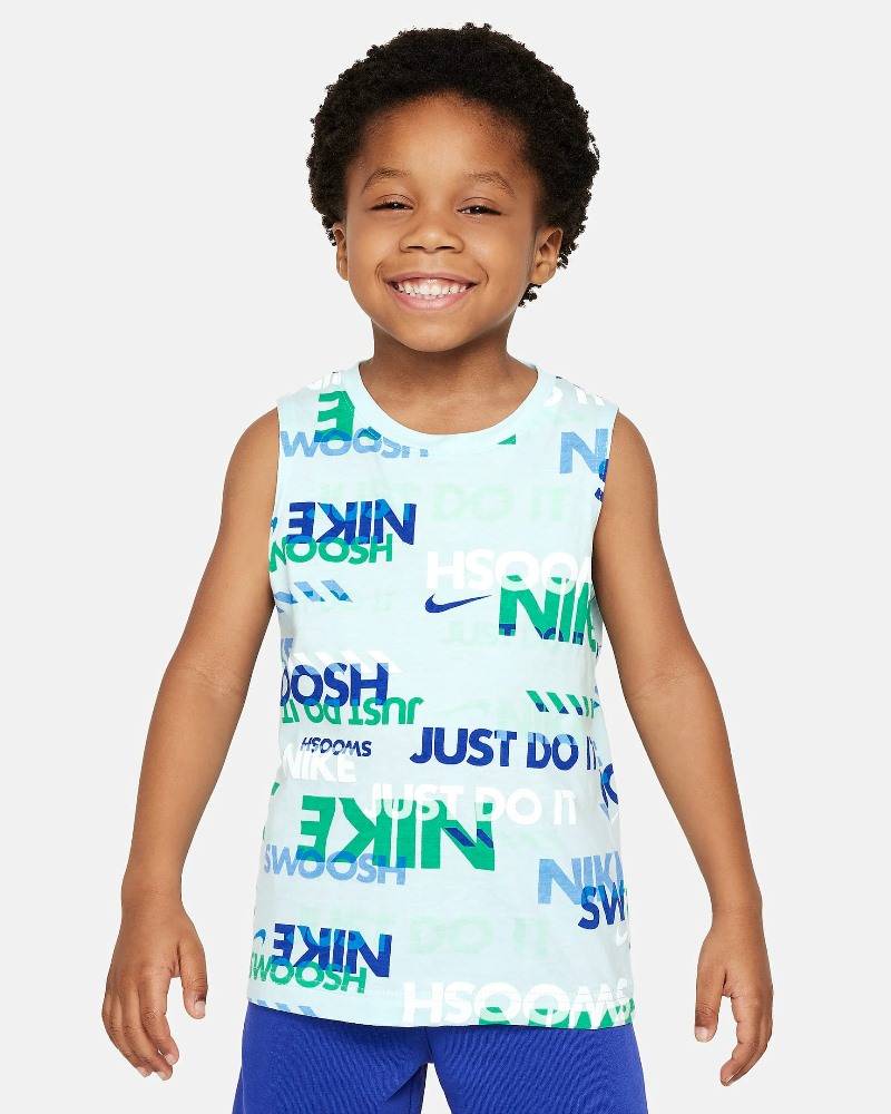 NIKE LITTLE KIDS B NSW PE AOP TANK SHORT SET