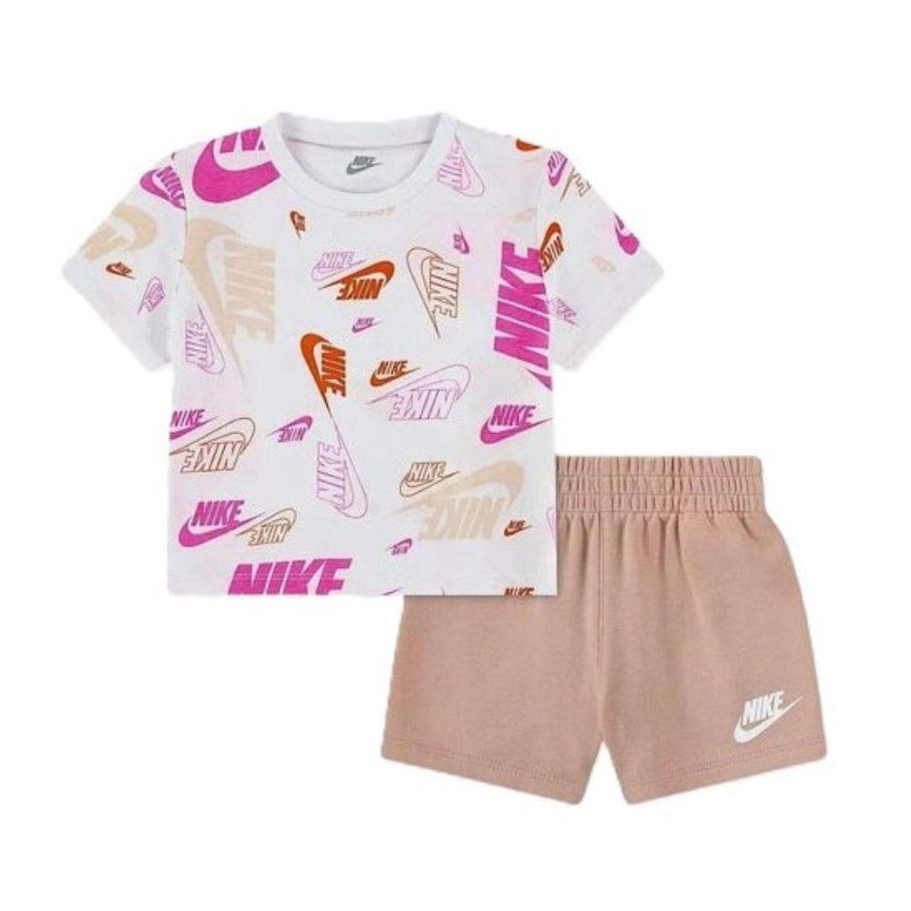 NIKE LITTLE KIDS NSW AOP LIGHTWEIGHT FT SHORT SET