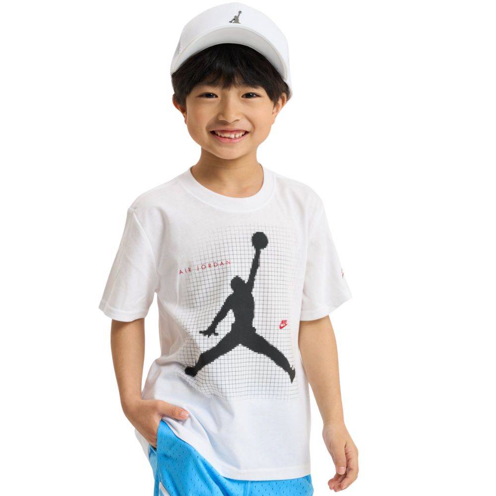 NIKE JORDAN LITTLE BOYS JUMPMAN GRID BLUR TEE