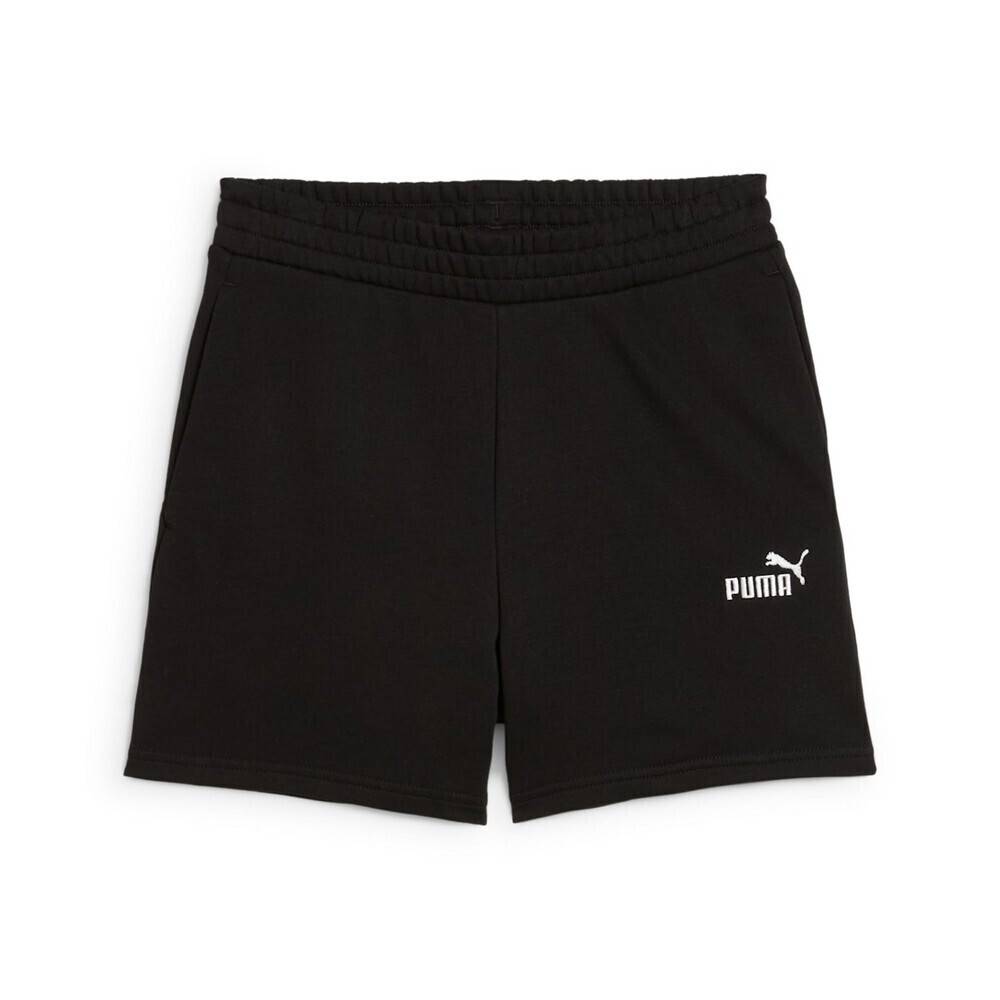 PUMA ESS SMALL NO. 1 LOGO 5'' HIGH-WAIST SHORTS TR
