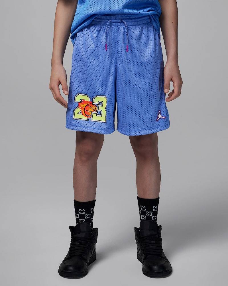 NIKE JORDAN BOYS CUSTOMIZED AIR FLAME SHORT