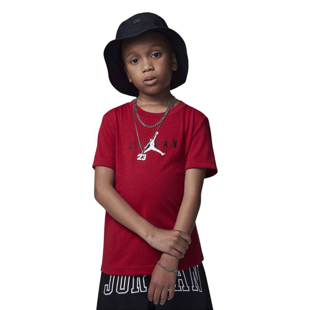 NIKE JORDAN LITTLE KIDS MJ HYBRID SUSTAINABLE SS TEE