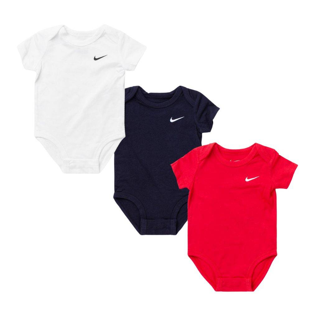 NIKE BABY NKB 3PK SWOOSH BODYSUIT
