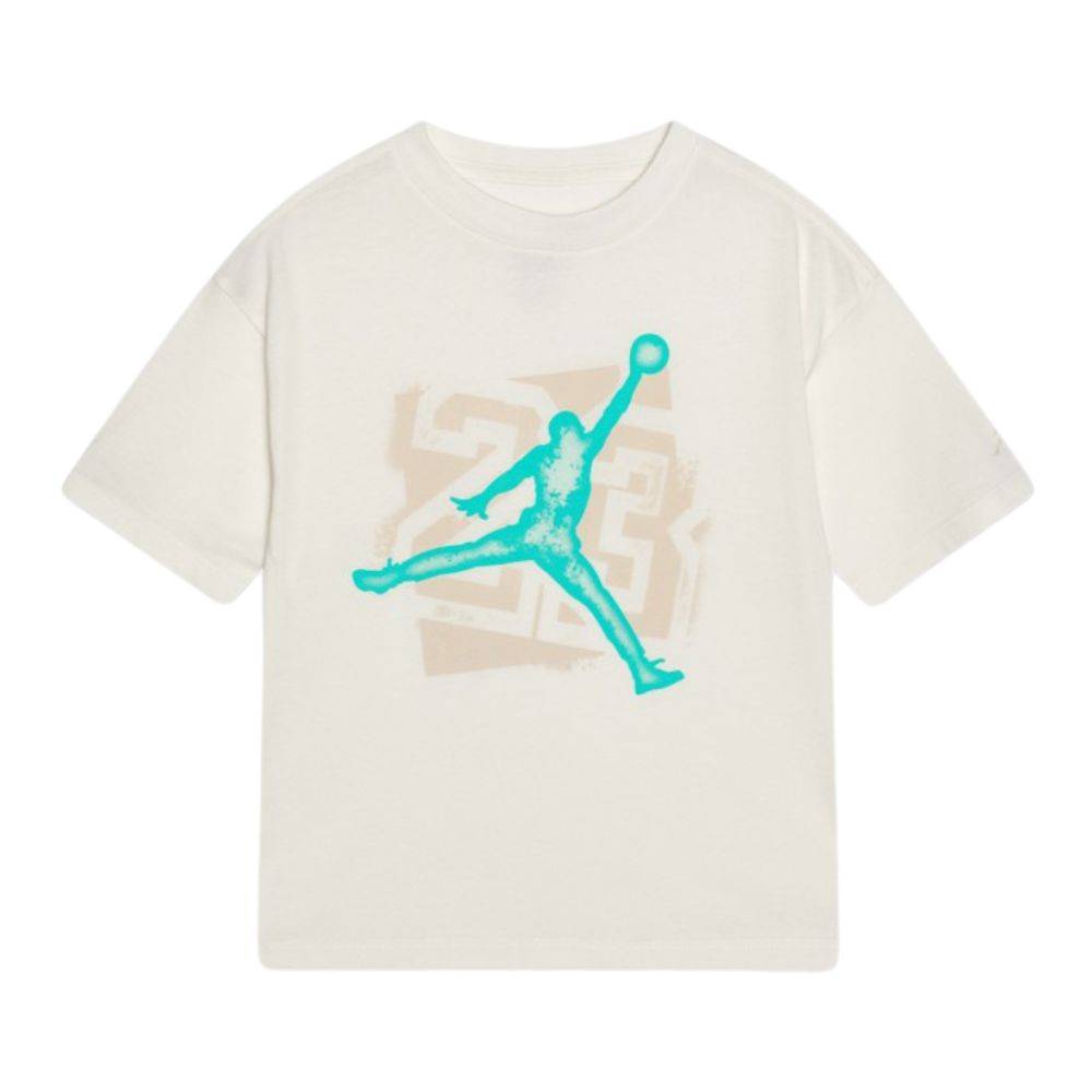NIKE JORDAN GIRLS JUMPMAN TWO THREE SHORT SLEEVE TEE