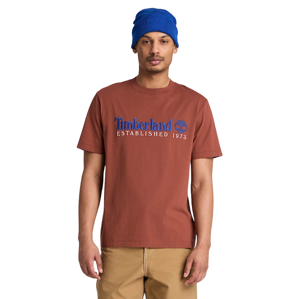 TIMBERLAND ESTABLISHED 1973 SS EMBROIDERED TEE