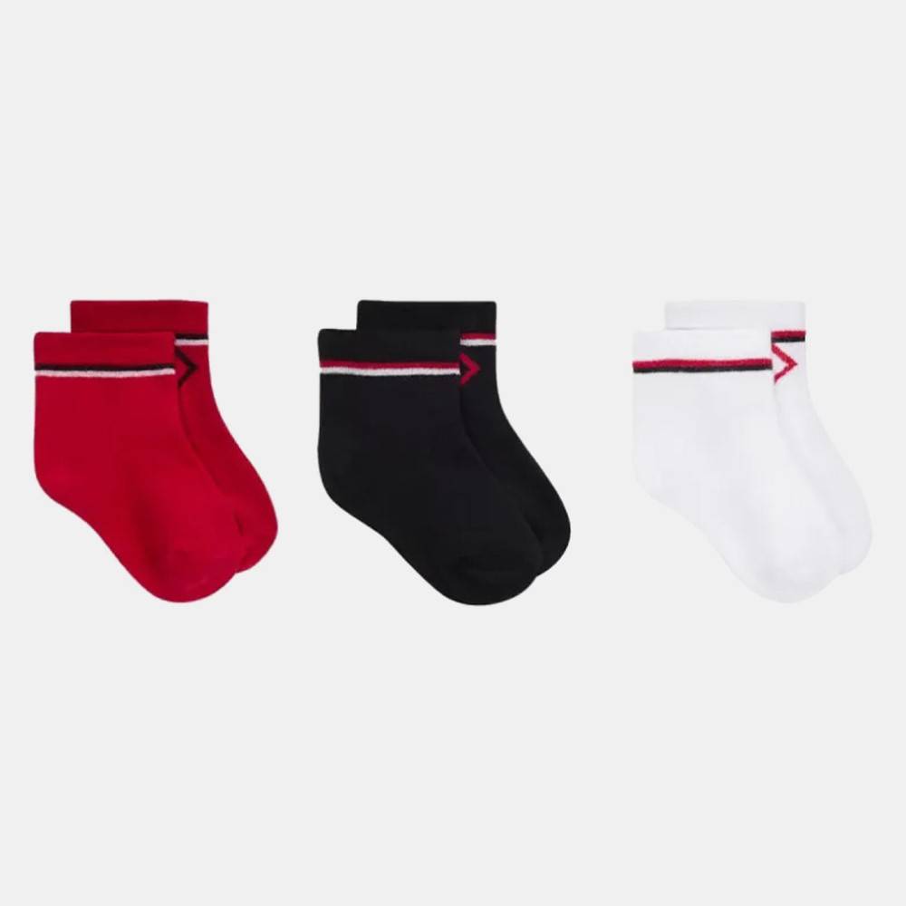 NIKE JORDAN INFANT / TODDLER DIAMOND 3PK ANKLE SOCKS