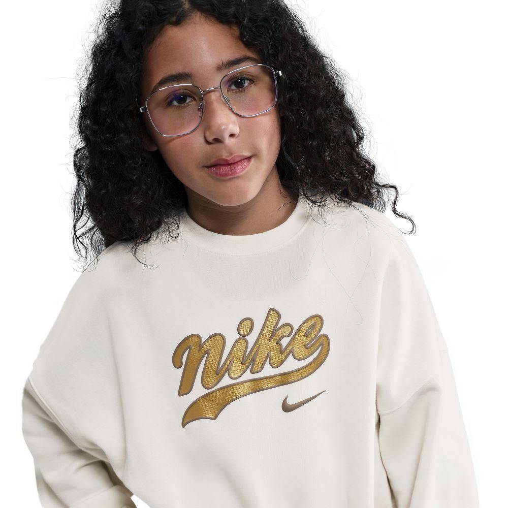 NIKE GIRLS SPORTSWEAR FLEECE CROPPED CREW