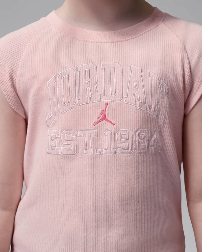 NIKE JORDAN GIRLS SECRET DIARY RIBBED TANK