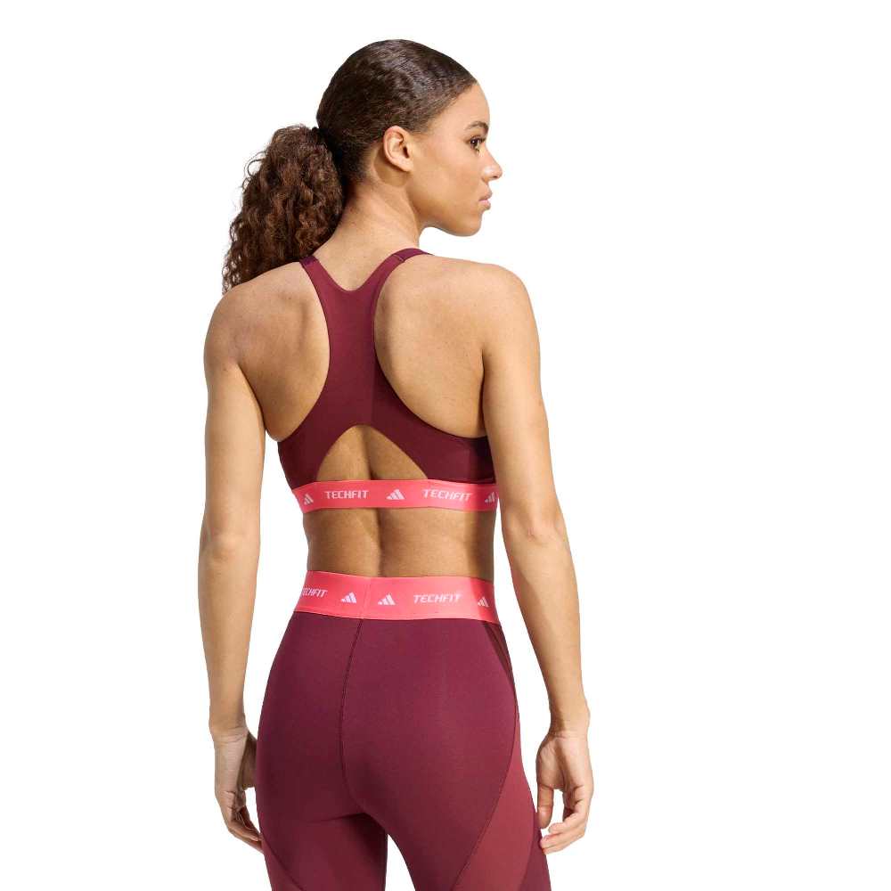 ADIDAS TECHFIT WORKOUT COLOR BLOCK MEDIUM SUPPORT BRA