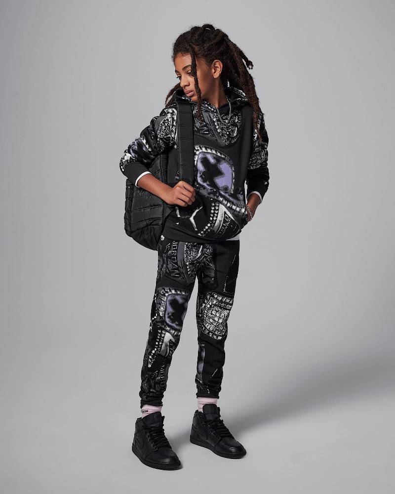 NIKE JORDAN BOYS MJ MVP FLC AOP PO