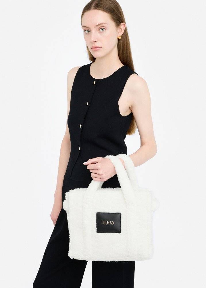 LIU JO TEDDY MEDIUM TOTE BAG