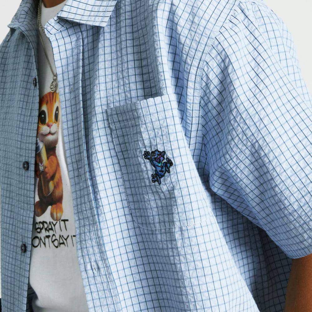 HUF STUCK ON YOU S/S PLAID SHIRT