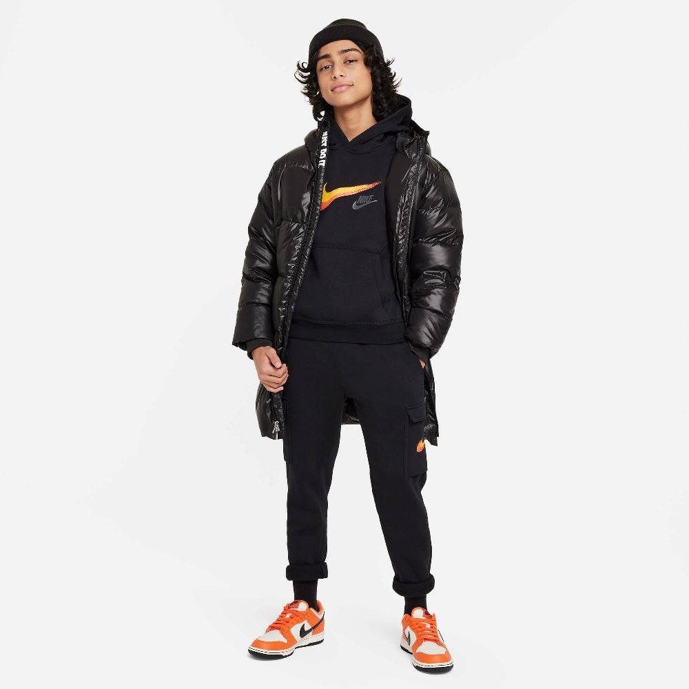 NIKE BOYS FLEECE GRAPHIC CARGO TRAOUSERS