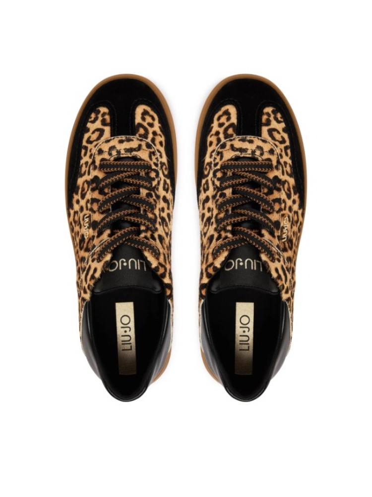 LIU JO CONNOR 03 - PONY HAIR LOW SNEAKERS