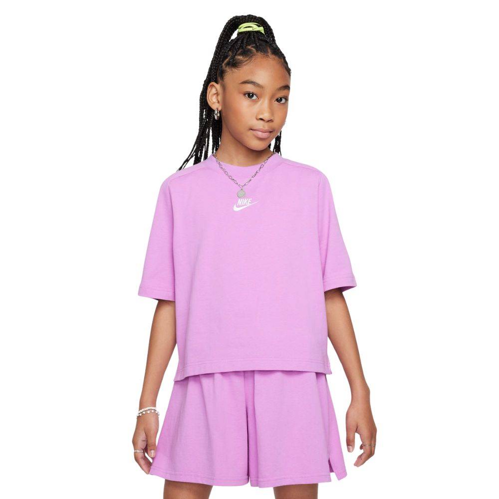 NIKE NSW GIRLS SHORT-SLEEVE TOP LBR