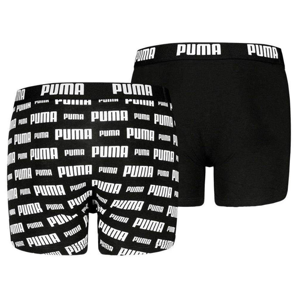 PUMA 947010 BOYS EVERYDAY LOGO PRINT BOXERS 2P