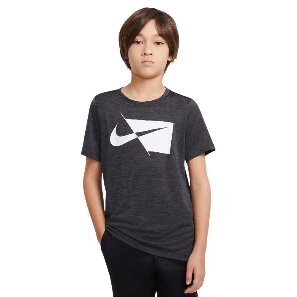 NIKE KIDS DRI-FIT HYBRID SS TOP