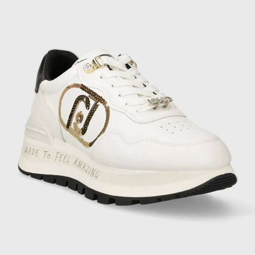LIU JO MAXI AMAZING 20 - PLATFORM SNEAKERS WITH SEQUIN LOGO