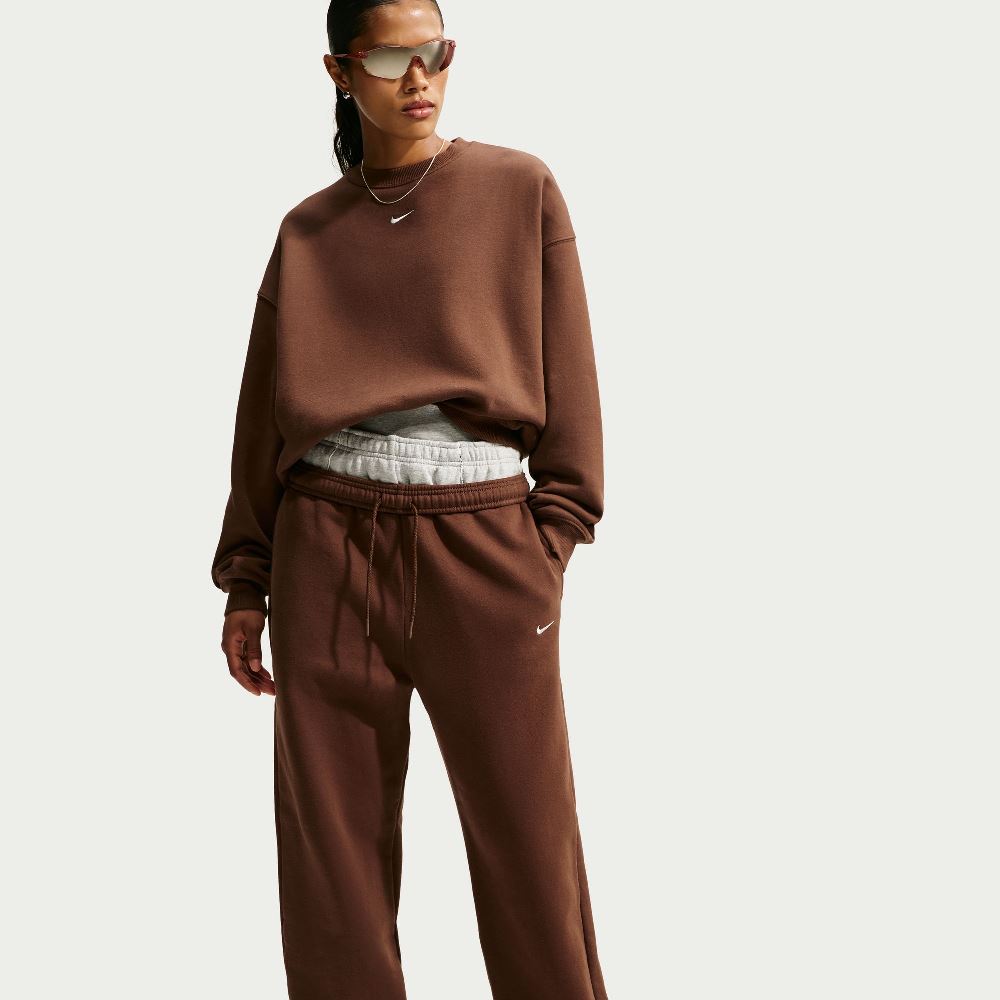 NIKE STUDIO HIGH-WAISTED CUFFED TROUSERS