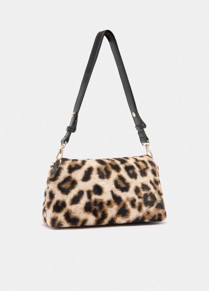LIU JO MEDIUM ANIMAL-PRINT LAPUFFY BAG