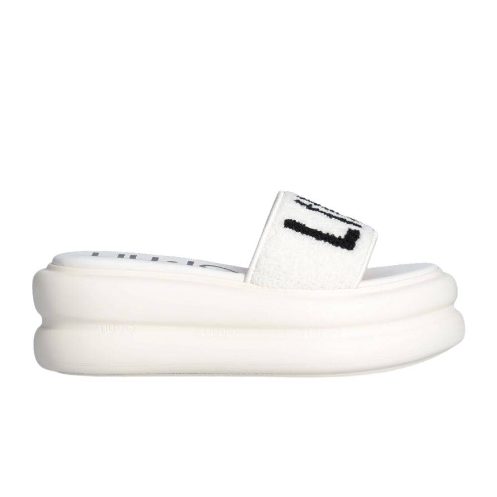 LIU JO ARIA 06 - SLIPPER FLATFORM TERRY CLOTH