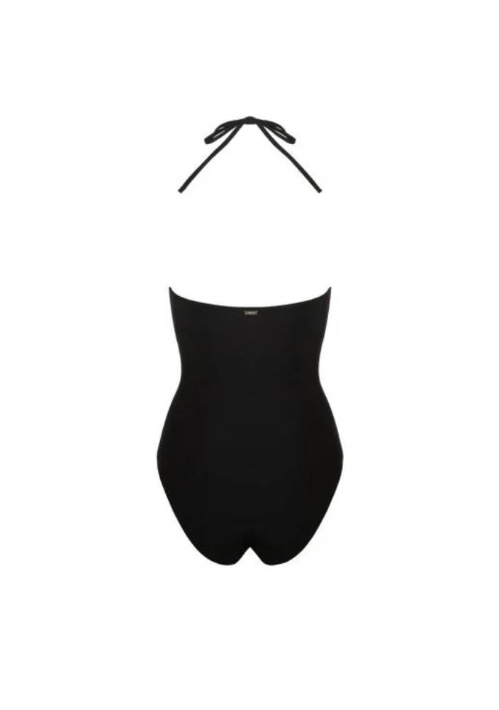 DKNY JEWEL BOX HALTER SWIMSUIT