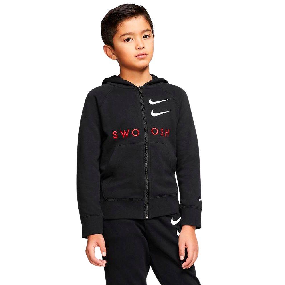 NIKE BOYS FRENCH TERRY SWOOSH HOODED