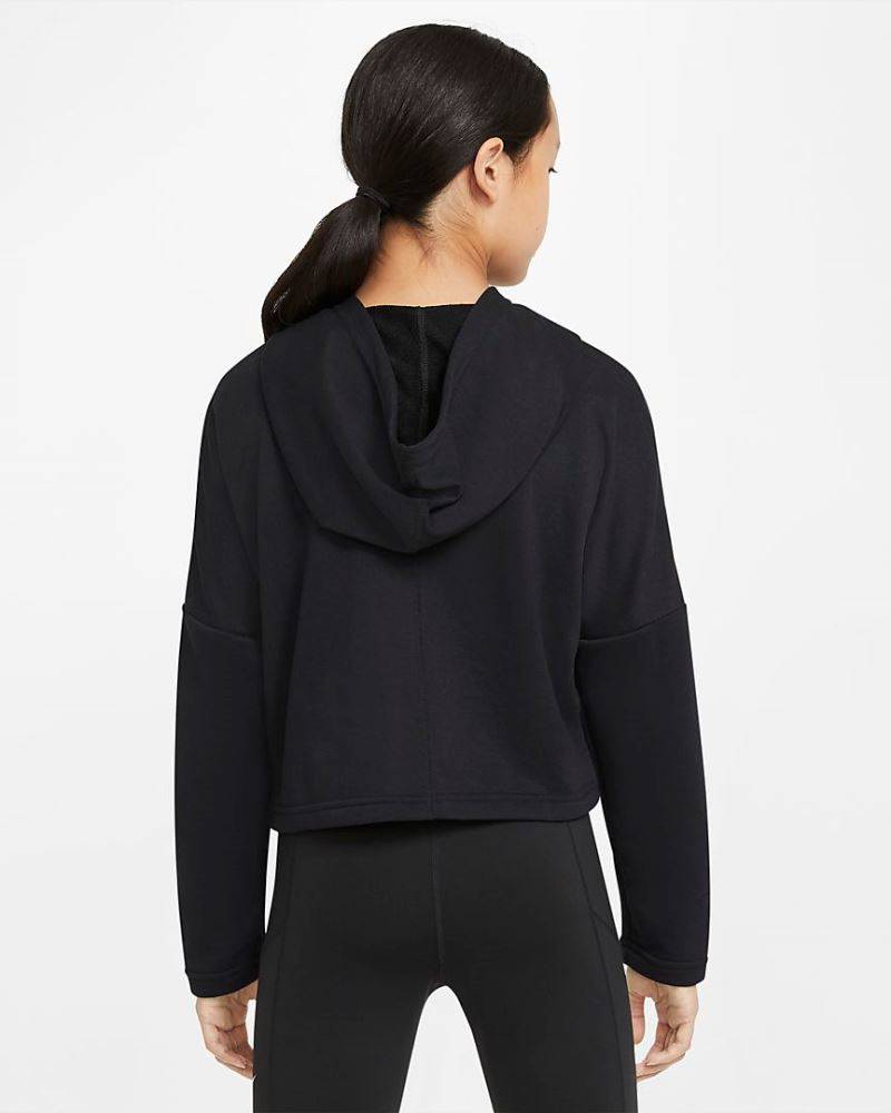NIKE GIRLS STUDIO FULL-ZIP HOODIE