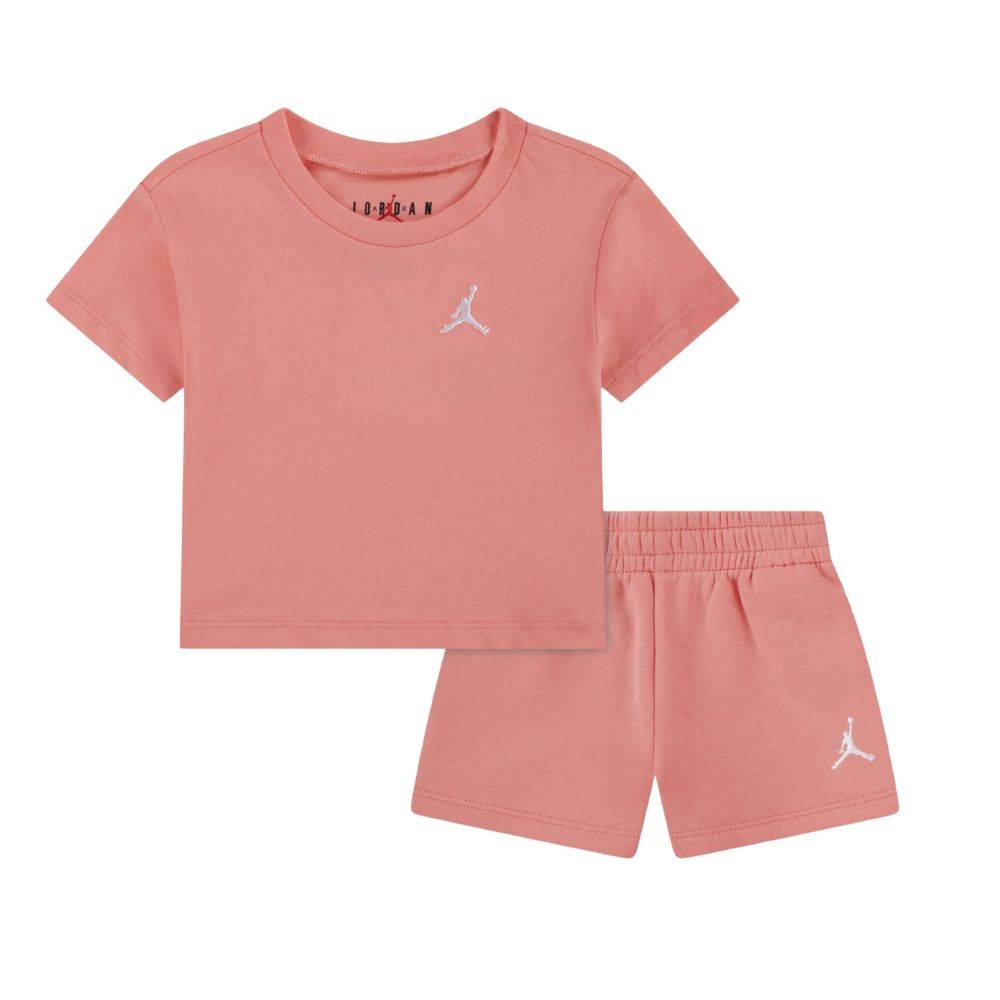 NIKE JORDAN INFANT GIRLS BROOKLYN ESS FLC SHORT SET