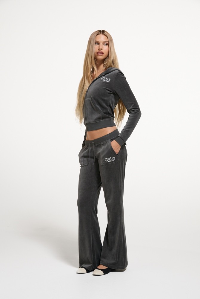 JUICY COUTURE REGAL REBELLE CAISA ULTRA LOW RISE PANT