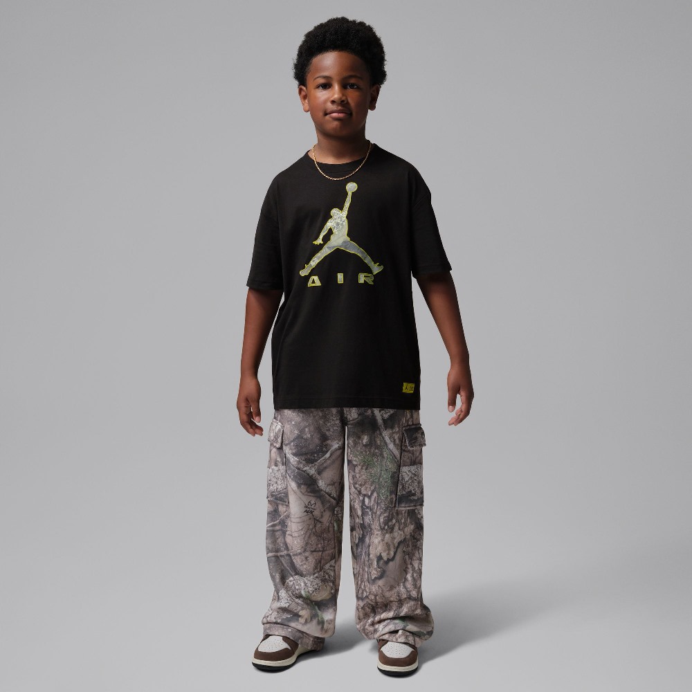 NIKE JORDAN BOYS MJ BK REAL TREE SS TEE