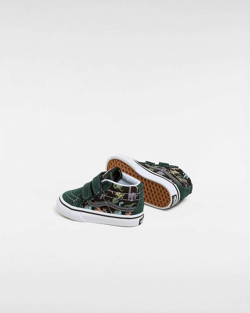 VANS TODDLER SK8-MID REISSUE VELCRO GLOW SHOES