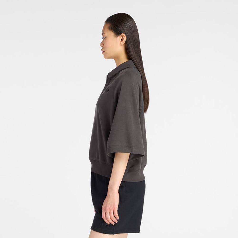 NEW BALANCE COASTAL FLEECE OVERSIZED POLO