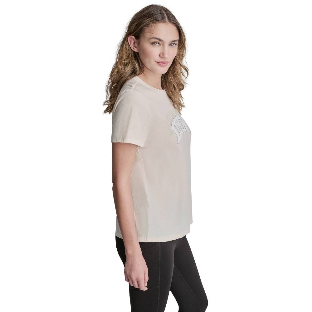 DKNY EMBOSSED LOGO TEE