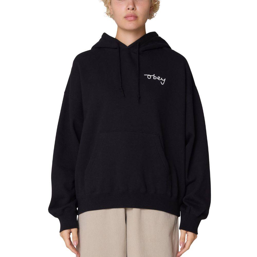 OBEY CHAINSTITCH BAGGY RELAXED HOOD FLEECE