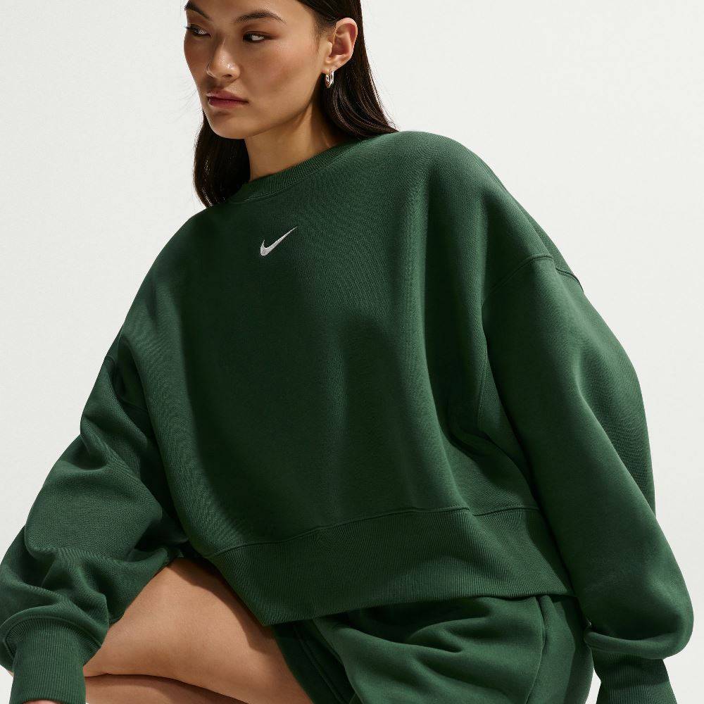 NIKE WOMENS PHOENIX FLEECE OVERSIZE CREW