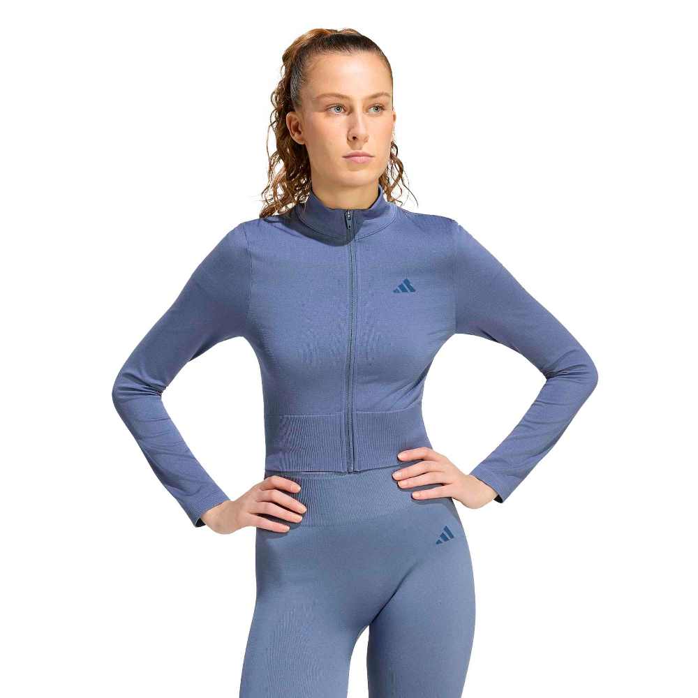 ADIDAS WORKOUT ESSENTIALS KNIT ZIP THROUGH JACKET