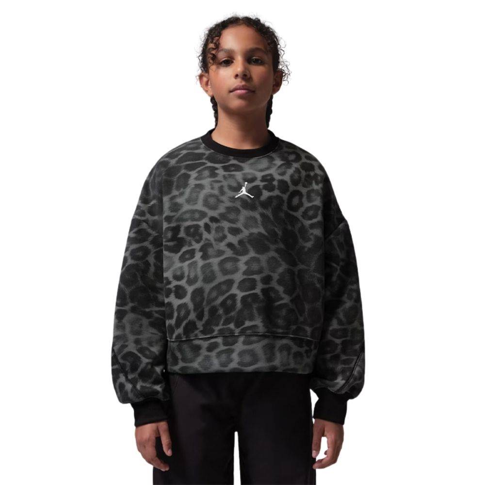 NIKE JORDAN GIRLS PERFORM SPORT AOP CREW