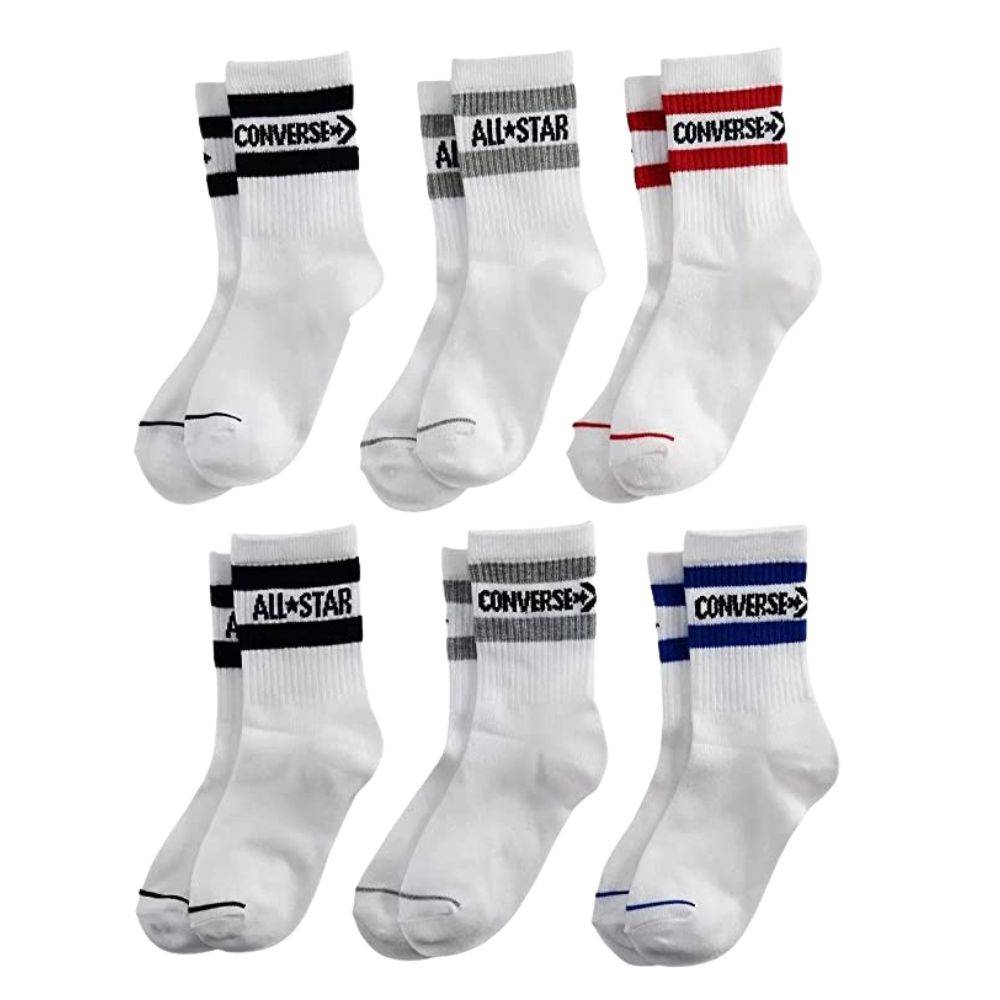CONVERSE  WORDMARK CREW 6PK