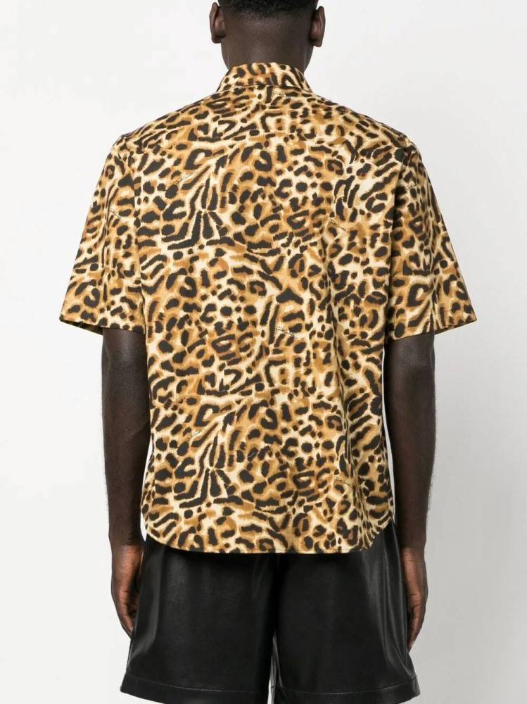 JUST CAVALLI LEOPARD PRINT SHIRT